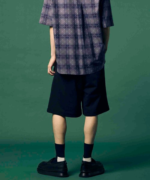MAISON SPECIAL（メゾンスペシャル）の「《UNISEX》Prime-Wide Sweat Shorts/プライムワイドスウェットショーツ【MAISON SPECIAL/メゾンスペシャル】（スウェットパンツ・メンズ・ブラック/グレー/オフホワイト/ミント・1/2/0）」の17枚目の写真