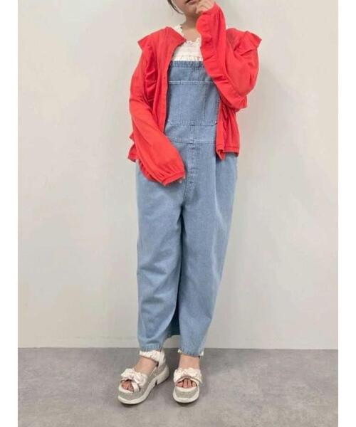 SM2(エスエムツー)の「シアーフリル前後2WAYカットソー(Tシャツ/カットソー・レディース・レッド/オフホワイト/ブラック・F)」の14枚目の写真