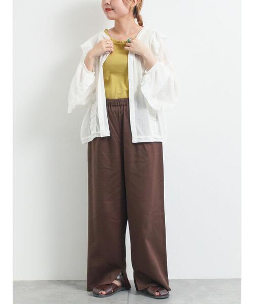 SM2(エスエムツー)の「シアーフリル前後2WAYカットソー(Tシャツ/カットソー・レディース・レッド/オフホワイト/ブラック・F)」の19枚目の写真