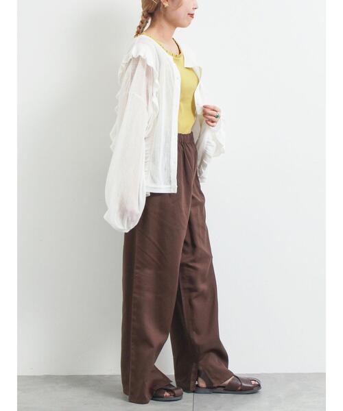 SM2(エスエムツー)の「シアーフリル前後2WAYカットソー(Tシャツ/カットソー・レディース・レッド/オフホワイト/ブラック・F)」の20枚目の写真