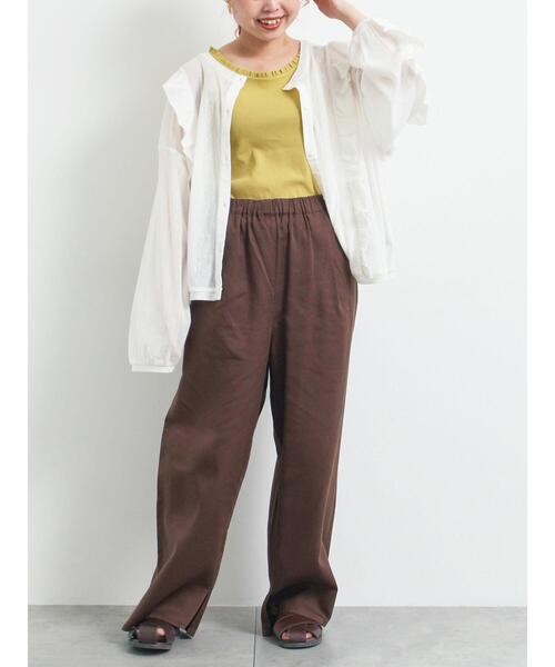 SM2(エスエムツー)の「シアーフリル前後2WAYカットソー(Tシャツ/カットソー・レディース・レッド/オフホワイト/ブラック・F)」の21枚目の写真