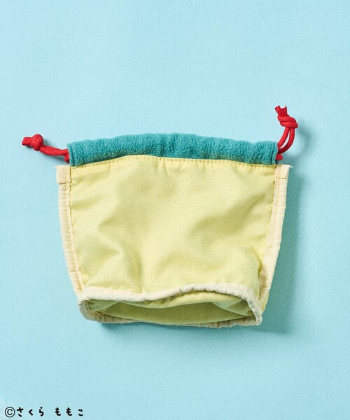 FREAK'S STORE（フリークスストア）の「COJI-COJI 巾着ポーチ/コジコジ 顔型巾着バッグ（ポーチ・レディース・グリーン・ONE SIZE）」の5枚目の写真