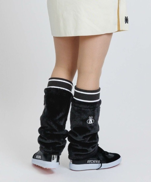 アルチビオ　レッグウォーマー　ブラック　未使用 archivio（アルチビオ） 30％OFFセール！ ゴルフ 2025秋冬新作