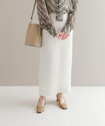 URBAN RESEARCH ROSSO WOMEN | ビンテージダブルサテンストレートスカート(スカート)