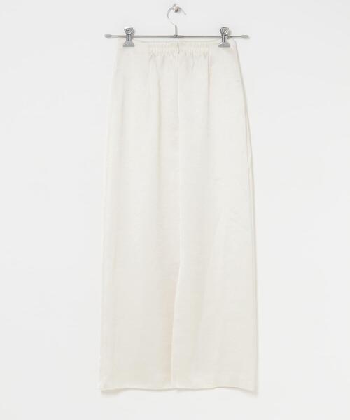 URBAN RESEARCH ROSSO WOMEN（アーバンリサーチ　ロッソ）の「ビンテージダブルサテンストレートスカート（スカート・レディース・ブラック/オフホワイト・38/36）」の15枚目の写真