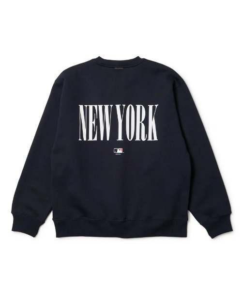NEW ERA(ニューエラ)の「【NEW ERA】Powered by GORO NAKATSUGAWA(MIN-NANO) Oversized Sweat Crew Neck OS SW CN GORO NEYYAN NVY 裏毛 オーバーサイズド スウェット クルーネック ニューヨーク・ヤンキース ネイビー(スウェット・メンズ・ネイビー・X-LARGE/MEDIUM/LARGE)」の3枚目の写真