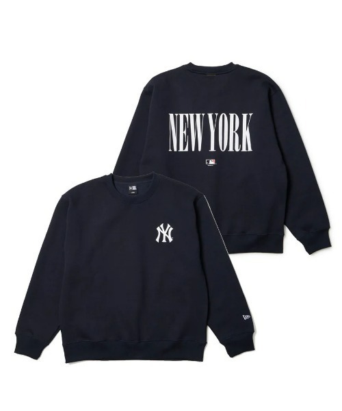NEW ERA(ニューエラ)の「【NEW ERA】Powered by GORO NAKATSUGAWA(MIN-NANO) Oversized Sweat Crew Neck OS SW CN GORO NEYYAN NVY 裏毛 オーバーサイズド スウェット クルーネック ニューヨーク・ヤンキース ネイビー(スウェット・メンズ・ネイビー・X-LARGE/MEDIUM/LARGE)」の14枚目の写真