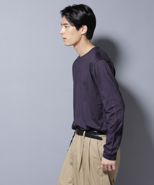 ソラーロライトストレッチクルーネックTシャツ 長袖（Tシャツ
