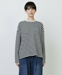 FRAPBOIS（フラボア）の「［ブルー：秋祭り2025限定カラー］パークボーダーL/ST（Tシャツ/カットソー・メンズ）」