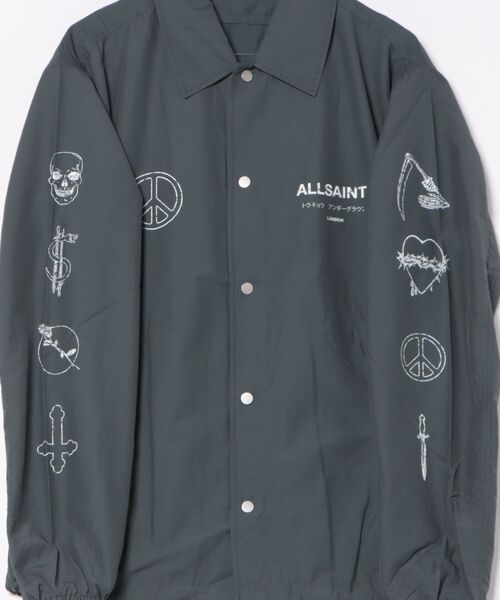 ALLSAINTS（オールセインツ）の「ORBITAL LIGHTWEIGHT COACH JACKET | ORBITAL ライトウェイト コーチ ジャケット（その他アウター・メンズ・ブルー系その他・S/M/L/XS）」の11枚目の写真