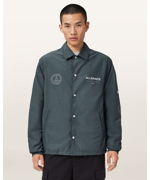 ALLSAINTS（オールセインツ）の「ORBITAL LIGHTWEIGHT COACH JACKET | ORBITAL ライトウェイト コーチ ジャケット（その他アウター・メンズ・ブルー系その他・S/M/L/XS）」の6枚目の写真