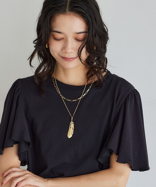 BARNYARDSTORM(バンヤードストーム)の「BARNYARDSTORM / ステンレスチェーンネックレス(ネックレス・レディース・ゴールド・FREE)」の4枚目の写真