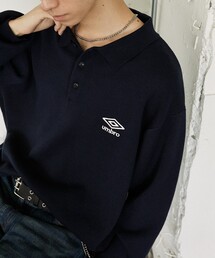 UMBRO(Au)KNIT POLO SWEATER/jbg|Z[^[/UMBROʒ(WJ)(jbg/Z[^[)