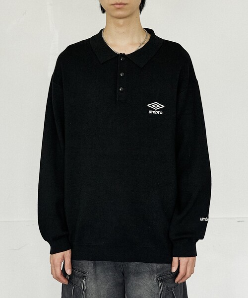 KNIT POLO SWEATER/ニットポロセーター/UMBRO別注(限定展開