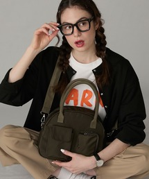 BONLECILL Marche | 【BONLECILL Marche】2wayマルチポケットラウンドボストンバッグ／ショルダーバッグ(ボストンバッグ)