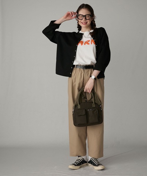 セール】【BONLECILL Marche】2wayマルチポケットラウンドボストン