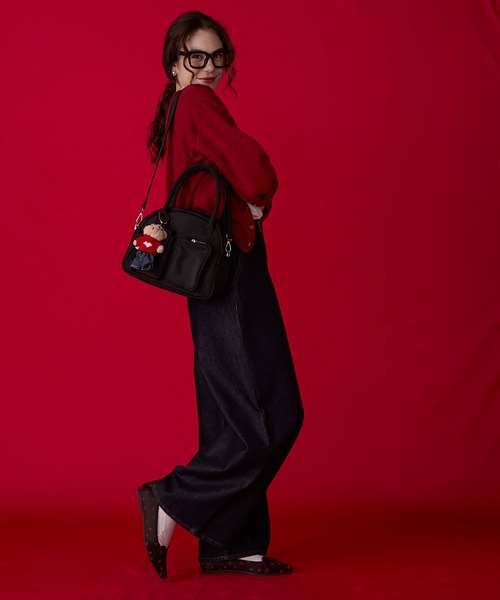 専用☆前ファスナーポケットバッグ＆水筒バッグ☆ ジョリーフルール SHOO・LA・RUE シューラルー SHOO・LA・RUE 【LEE別注】フロント