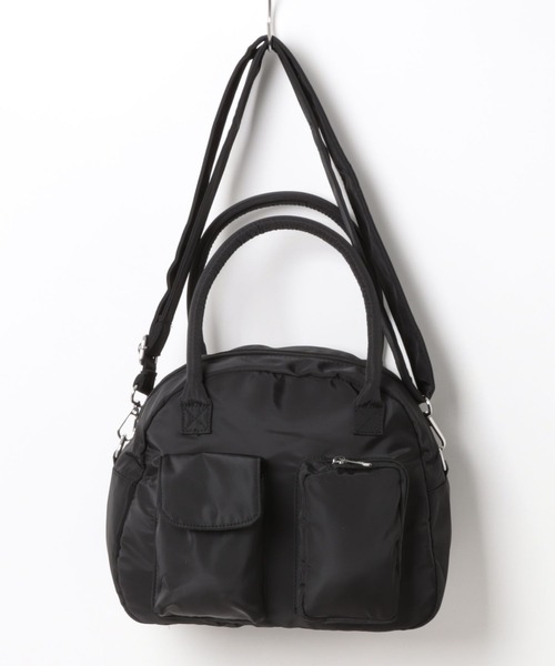 BONLECILL Marche(ボンルシールマルシェ)の「【BONLECILL Marche】2wayマルチポケットラウンドボストンバッグ/ショルダーバッグ(ボストンバッグ・レディース・ベージュ/カーキ/ブラック・FREE)」の21枚目の写真