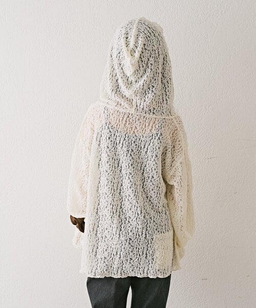 CIAOPANIC TYPY（チャオパニックティピー）の「【KIDS】ストレッチレースフーディー（Tシャツ/カットソー・キッズ・オフホワイト/ブラック・LARGE/MEDIUM/SMALL/XX-LARGE/X-LARGE）」の8枚目の写真