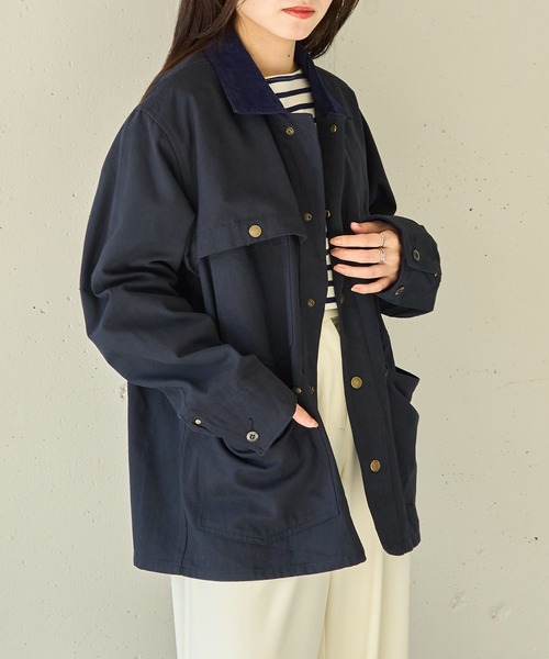 ARMY TWILL（アーミーツイル）の「【ARMY TWILL】Duck Logger Jacket（その他アウター・レディース・ネイビー/ブラック・S）」の6枚目の写真