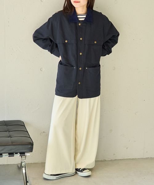 ARMY TWILL（アーミーツイル）の「【ARMY TWILL】Duck Logger Jacket（その他アウター・レディース・ネイビー/ブラック・S）」の7枚目の写真