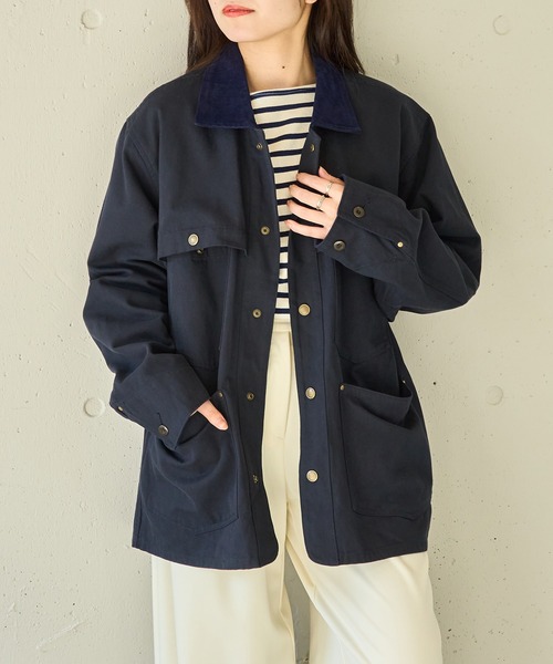ARMY TWILL（アーミーツイル）の「【ARMY TWILL】Duck Logger Jacket（その他アウター・レディース・ネイビー/ブラック・S）」の5枚目の写真
