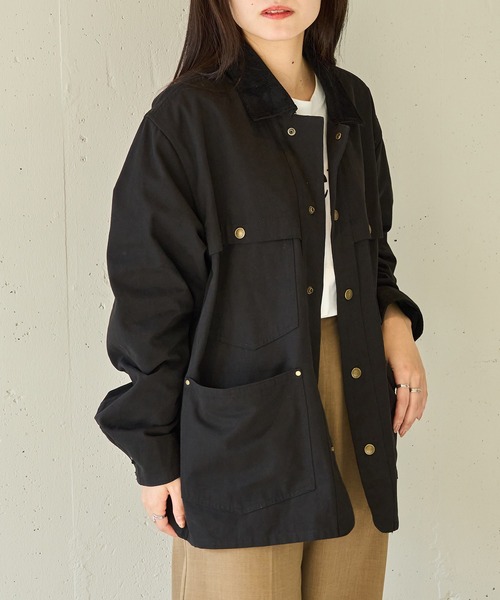 ARMY TWILL（アーミーツイル）の「【ARMY TWILL】Duck Logger Jacket（その他アウター・レディース・ネイビー/ブラック・S）」の16枚目の写真