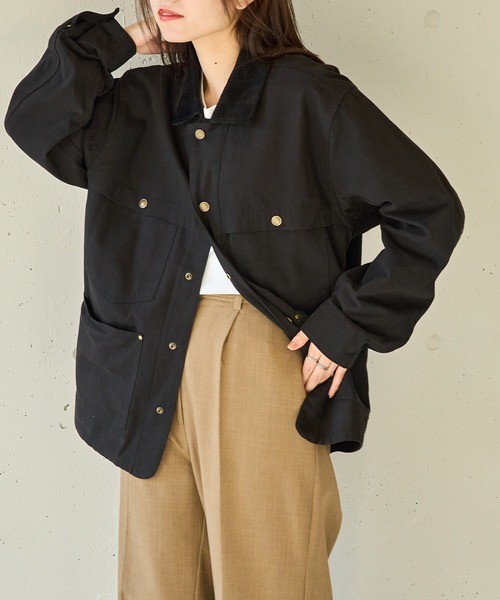 ARMY TWILL（アーミーツイル）の「【ARMY TWILL】Duck Logger Jacket（その他アウター・レディース・ネイビー/ブラック・S）」の13枚目の写真