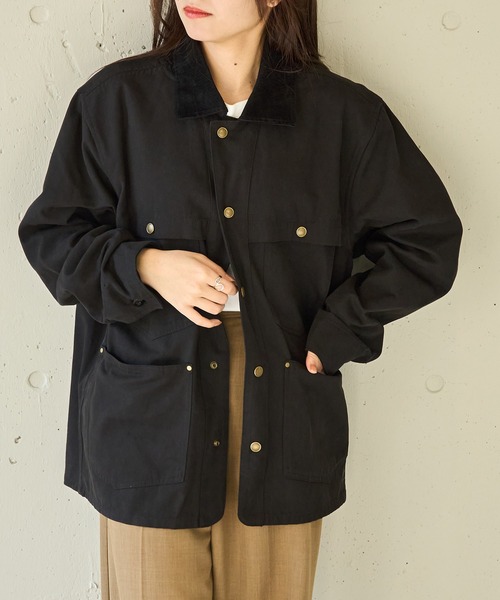 ARMY TWILL（アーミーツイル）の「【ARMY TWILL】Duck Logger Jacket（その他アウター・レディース・ネイビー/ブラック・S）」の14枚目の写真