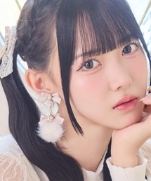 ROJITA | ビジューリボンファーイヤリング(イヤリング)