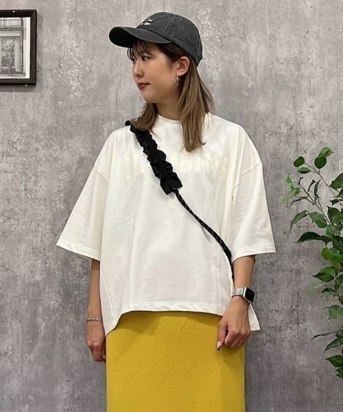 Right-on（ライトオン）の「【HONEYSUCKLE ROSE】ピグメント 加工 ロゴ 刺繍 カジュアル　キャップ（キャップ・レディース・ネイビー/ブラウン/ブラック・フリー）」の14枚目の写真