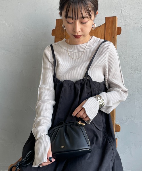 nenom/ネノム] ラメ配色ラインリブニット（ニット/セーター）｜nenom