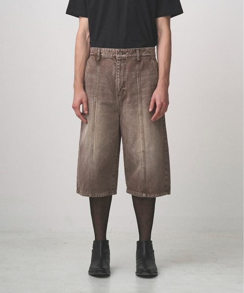 Juha(ユハ)の「DENIM HALF SHORTS(デニムパンツ・メンズ・ライトブラウン/ブラック/ライトインディゴブルー・2/3/4)」の16枚目の写真