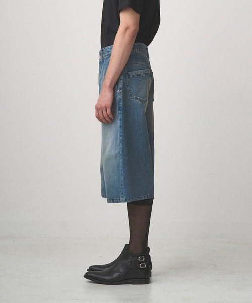Juha(ユハ)の「DENIM HALF SHORTS(デニムパンツ・メンズ・ライトブラウン/ブラック/ライトインディゴブルー・2/3/4)」の20枚目の写真