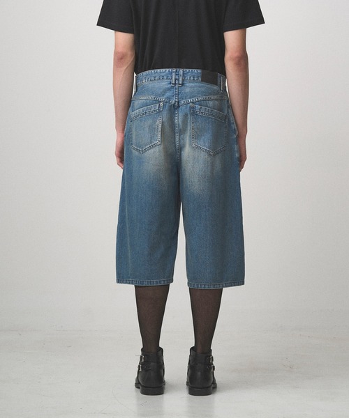 Juha(ユハ)の「DENIM HALF SHORTS(デニムパンツ・メンズ・ライトブラウン/ブラック/ライトインディゴブルー・2/3/4)」の21枚目の写真