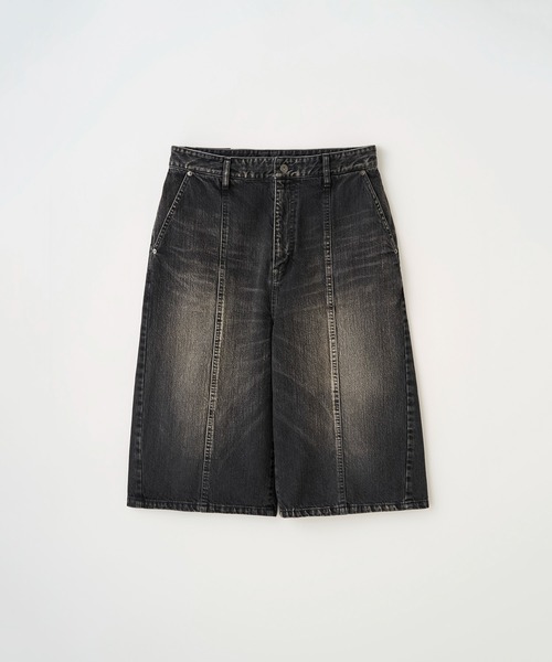 Juha(ユハ)の「DENIM HALF SHORTS(デニムパンツ・メンズ・ライトブラウン/ブラック/ライトインディゴブルー・2/3/4)」の22枚目の写真