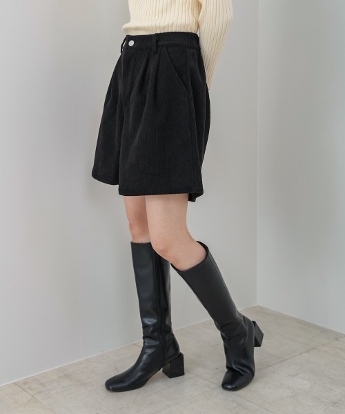 Bab(バブ)の「コーデュロイショートパンツ(その他パンツ・レディース・ブラウン/ブラック・M)」の11枚目の写真