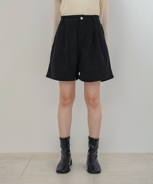 Bab(バブ)の「コーデュロイショートパンツ(その他パンツ・レディース・ブラウン/ブラック・M)」の13枚目の写真