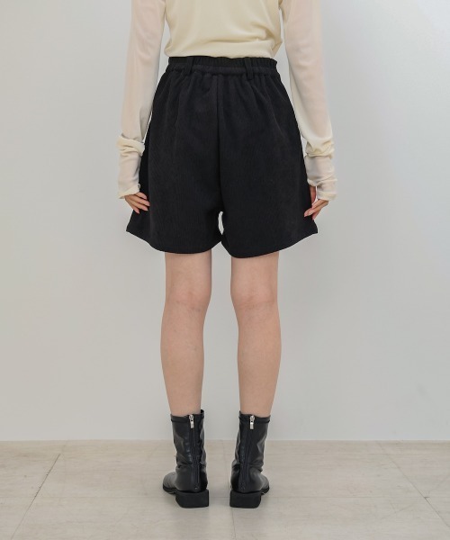 Bab(バブ)の「コーデュロイショートパンツ(その他パンツ・レディース・ブラウン/ブラック・M)」の15枚目の写真