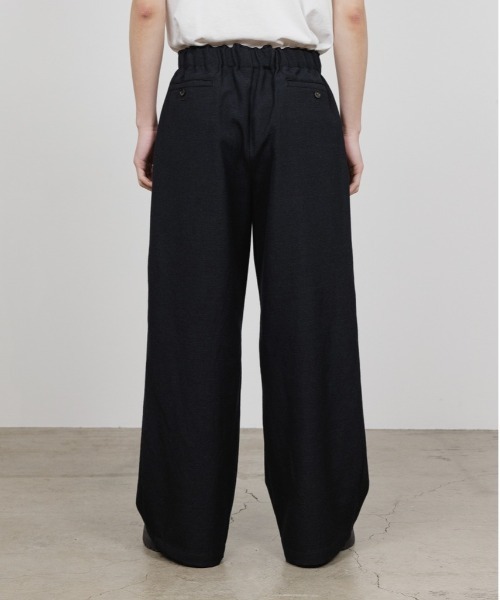 marka（マーカ）の「WIDELEG EASY PANTS（スラックス・メンズ・ブラック/その他2・1/2）」の4枚目の写真