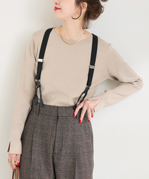 ウォッシャブル / ソウバリボートネックプルオーバー