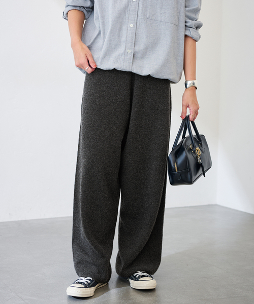≪追加≫圧縮ウールワイドパンツ（その他パンツ）｜FRAMeWORK
