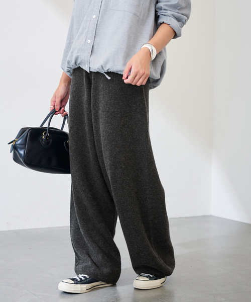 ≪追加≫圧縮ウールワイドパンツ（その他パンツ）｜FRAMeWORK