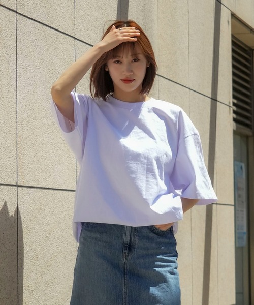 JEANS MATE（ジーンズメイト）の「【PRO5/プロファイブ】SUPER HEAVY 6.7oz 半袖 カットソー クルーネック Tシャツ ヘビーオンス（Tシャツ/カットソー・メンズ・ネイビー/ブラック/ホワイト・LARGE/X-LARGE/XX-LARGE/MEDIUM）」の7枚目の写真