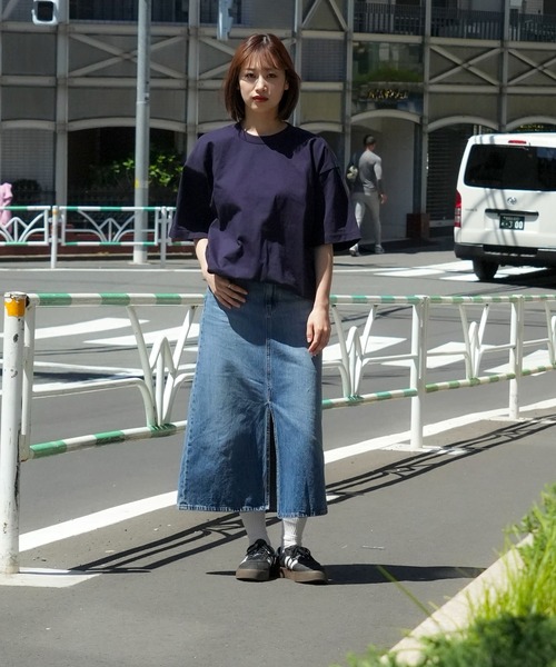 JEANS MATE（ジーンズメイト）の「【PRO5/プロファイブ】SUPER HEAVY 6.7oz 半袖 カットソー クルーネック Tシャツ ヘビーオンス（Tシャツ/カットソー・メンズ・ネイビー/ブラック/ホワイト・LARGE/X-LARGE/XX-LARGE/MEDIUM）」の22枚目の写真