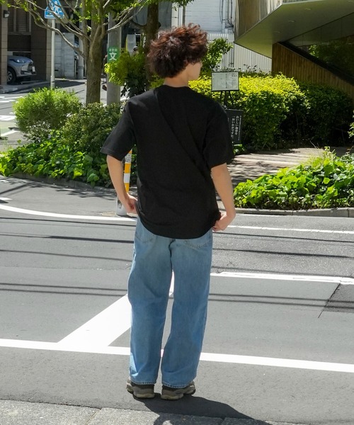 JEANS MATE（ジーンズメイト）の「【PRO5/プロファイブ】SUPER HEAVY 6.7oz 半袖 カットソー クルーネック Tシャツ ヘビーオンス（Tシャツ/カットソー・メンズ・ネイビー/ブラック/ホワイト・LARGE/X-LARGE/XX-LARGE/MEDIUM）」の16枚目の写真