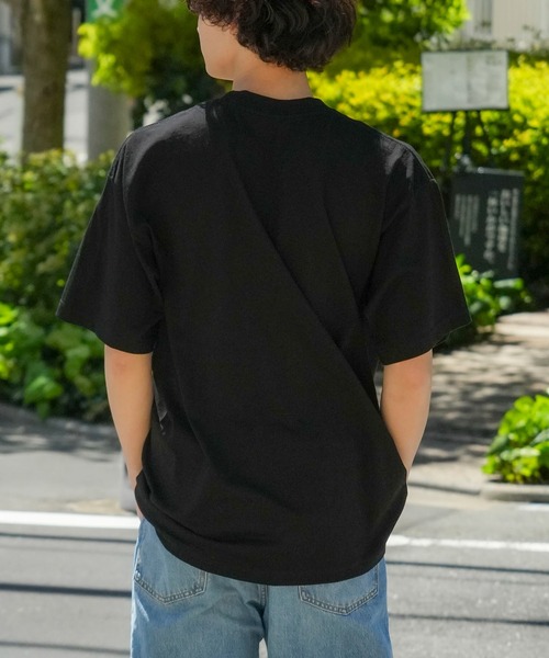 JEANS MATE（ジーンズメイト）の「【PRO5/プロファイブ】SUPER HEAVY 6.7oz 半袖 カットソー クルーネック Tシャツ ヘビーオンス（Tシャツ/カットソー・メンズ・ネイビー/ブラック/ホワイト・LARGE/X-LARGE/XX-LARGE/MEDIUM）」の11枚目の写真