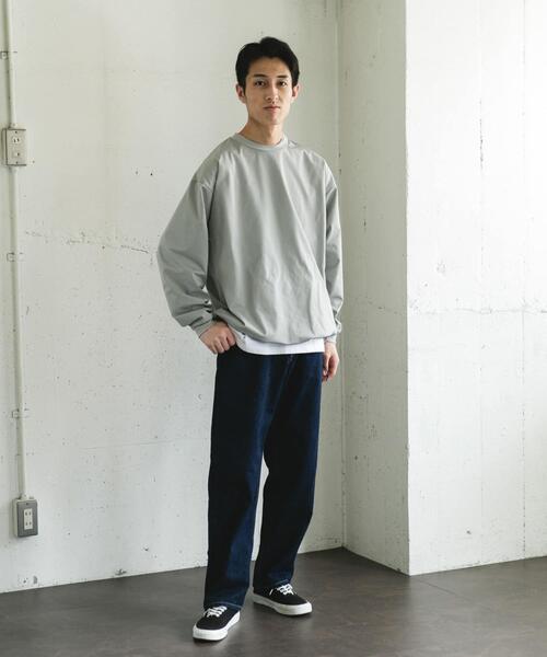 URBAN RESEARCH DOORS(アーバンリサーチドアーズ)の「URD Drawstring Long-Sleeve T-shirts(Tシャツ/カットソー・メンズ・ホワイト/チャコールグレー/グレー・MEDIUM/LARGE)」の8枚目の写真