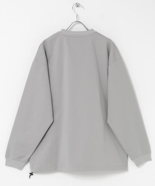 URBAN RESEARCH DOORS(アーバンリサーチドアーズ)の「URD Drawstring Long-Sleeve T-shirts(Tシャツ/カットソー・メンズ・ホワイト/チャコールグレー/グレー・MEDIUM/LARGE)」の12枚目の写真