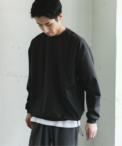 URBAN RESEARCH DOORS(アーバンリサーチドアーズ)の「URD Drawstring Long-Sleeve T-shirts(Tシャツ/カットソー・メンズ・ホワイト/チャコールグレー/グレー・MEDIUM/LARGE)」の17枚目の写真